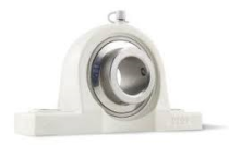 SUCTP208-24, 1-1/2″ Bore Stainless insert with Thermoplastic Pillow Block