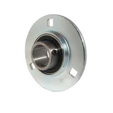 62MS PF206 Round 3 Bolt Pressed Steel Bearing Flanges Sold in Pairs 
